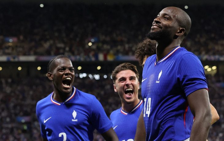 Tuyển Olympic Pháp sẽ có niềm vui trước Tây Ban Nha ở trận chung kết? - Ảnh: Reuters