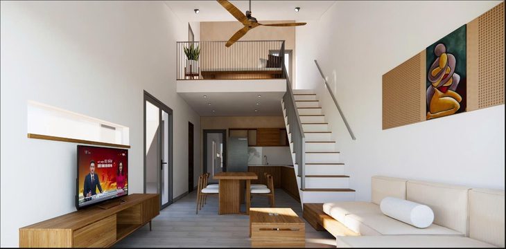 Chiếu sáng một căn hộ mini hiện đại - Ảnh 1.